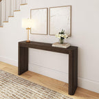 Plank+Beam Contour Console Table, 56 Inch, Walnut