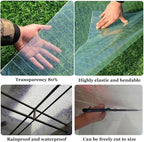 Glass Roof Pergola Polycarbonate Roofing Roll Polycarbonate Panels for Sunrooms, Open-Air Gardens, Greenhouses, Agricultural Use, Sheds(1x1m)
