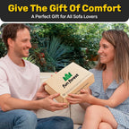 FUN FOREST Bamboo Cup Couch Holder - Non-Slip Furniture Protector, Sofa Armrest Table for Mugs & Tumblers – Weighted 16” Large Natural Bamboo Holder for Recliners and Loveseats