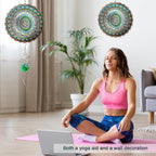 Mandala Rich Love Wind Spinner - 3D Kinetic Wind Spinners | 12″ Laser Cut Stainless Steel Hanging Sculpture & Catcher for Outdoor Garden Yard Decor | Mandala Gifts for Mom, Dad, Women, Men