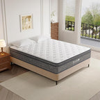 Full Mattress, 12 Inch Gel Memory Foam Pocket Coils Springs Hybrid Mattresses, Medium Firm Full Size Mattress in a Box, CertiPUR-US Certified, Cool & Support Comfort