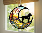 Personalized Dog Memorial, Custom Name Cockapoo Dog Christmas Ornament with Name, Custom Breeds, Pet Loss Light Catcher, Gifts for Lovers Loss of Pet Sympathy on Mothers Day Christmas