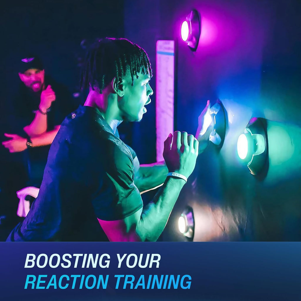 BlazePod Reaction Training Kit Smart Pods for Speed, Agility & Cognitive Drills - Pro-Level Training for Athletes, Trainers, Therapists & Coaches - App Access Included (Wall Mounts Set of 2)