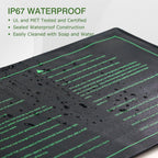 EAGLE PEAK Waterproof Seedling Heat Mat 20" x 20", UL & MET-Certified Heating Pad for Seed Starting, Germination, and Hydroponic Gardening, Includes (1) Warming Mat
