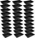 SUNPACK 10" x 20" Mega Plastic Seed Starting Tray, Black, 2.5" (Pack of 30) - No Drainage Holes, Ideal for Greenhouses or Indoor Gardening - Made of Thick, Strong Plastic