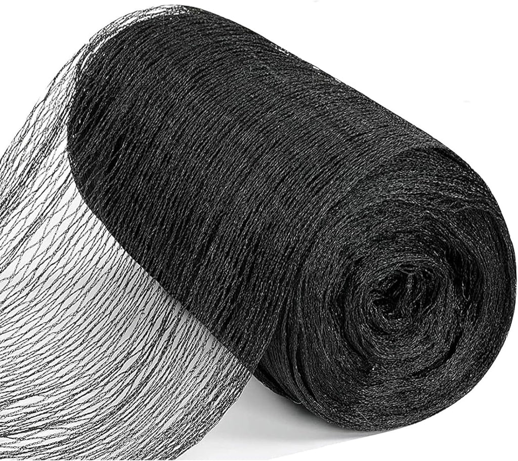 Koi Pond Netting for Leaves 30x30 Ft, 1/2 in Strong Woven Fine Mesh Pond Leaf Net Cover, Protecting Koi Fish from Herons, Raccoons, Birds, Cats & Predators, 28 Pcs Stakes Included