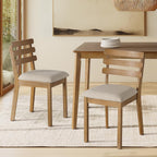 SIMTONAL Farmhouse Dining Chairs, 2 Pcs