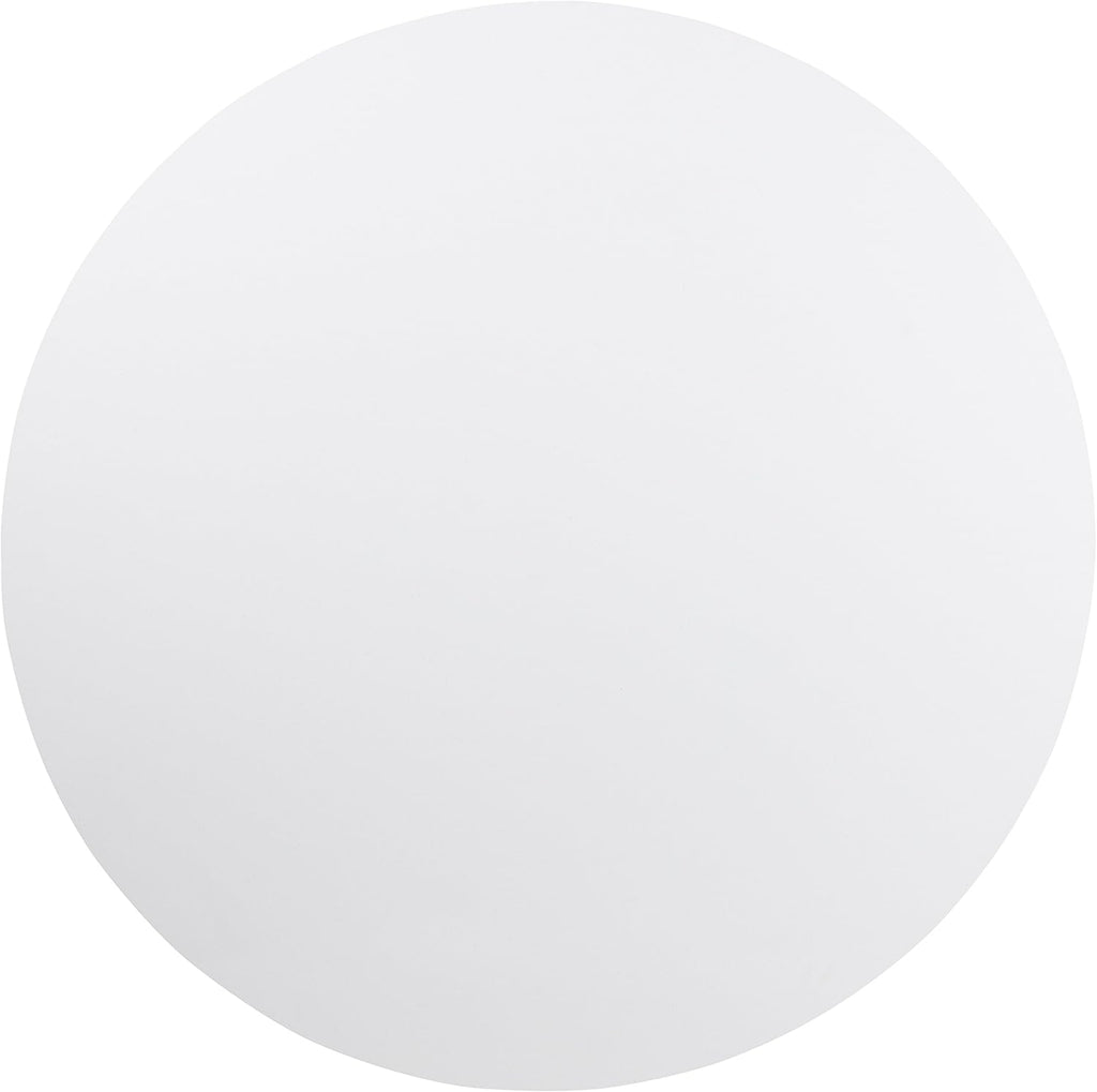 Flash Furniture 5' Round All-Occasion Plastic Folding Event Table for Parties and Trade Shows, Folding Banquet Table for Indoor/Outdoor Events, White