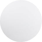 Flash Furniture 5' Round All-Occasion Plastic Folding Event Table for Parties and Trade Shows, Folding Banquet Table for Indoor/Outdoor Events, White