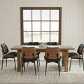 Upholstered Dining Chairs Set of 6, Mid Century Modern Faux Leather Dining Chairs with Walnut Bentwood Back and Metal Legs for Dining Room, Restaurant, Café, Black