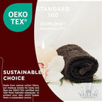 Black Makeup Remover Towels Set of 4, 100% Soft Cotton Reusable Luxury 4 Pcs Makeup Wipes for Face, Ideal for Salon, Bath, Hotel, Spa, Washcloths for Face Pack of 4 (12"X12")