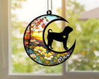 Personalized Dog Memorial, Custom Name Shar Pei Dog Christmas Ornament with Name, Custom Breeds, Pet Loss Light Catcher, Gifts for Lovers Loss of Pet Sympathy on Mothers Day Christmas