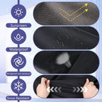EupHHonycs 6 Foot Folding Table Storage Bag Portable Waterproof Heavy Duty Large Carrying Bag for Folding Picnic/Camp Tables Transport Organizer, 31" D X 37" W X 4.5" H, Black