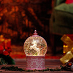 Unicorn Musical Snow Globe, 7.1 Inch Lighted Christmas Snow Globes with Swirling Glitter, Battery Operated & USB Powered Music Box Valentines Day Gifts for Girls, Women