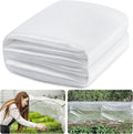 6 Mil Clear Greenhouse Plastic Sheeting,Transparent Plastic Film for Greenhouse, UV Resistant Polyethylene Film for Farm,Garden (8ftx12ft)