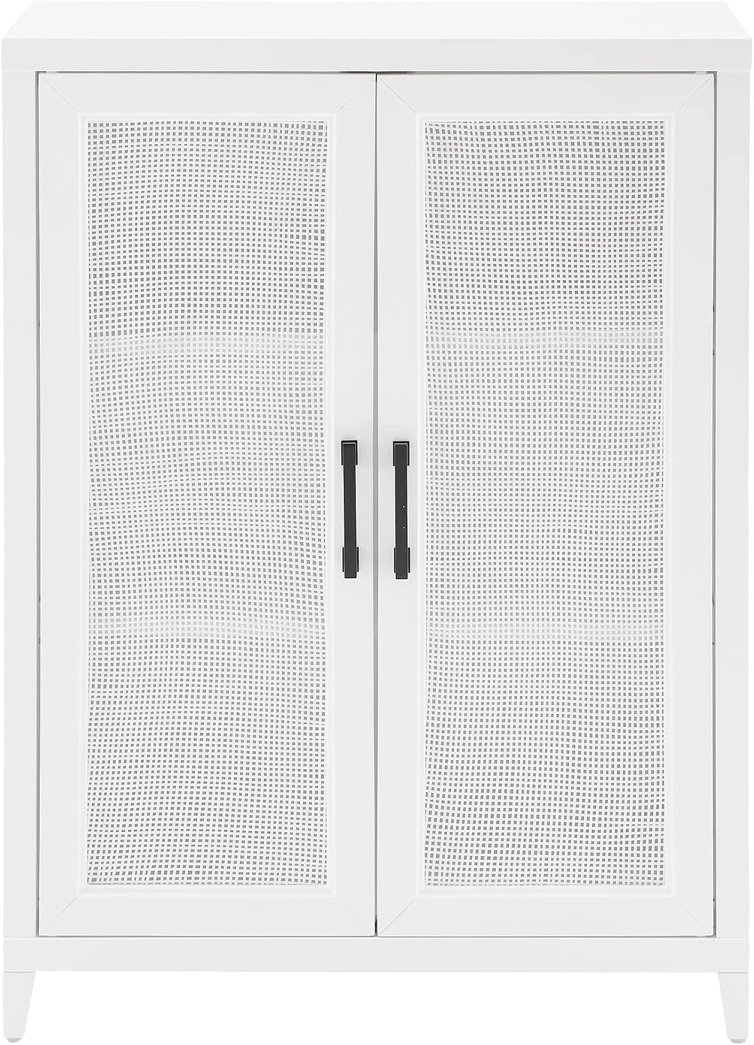Crosley Furniture Milo Stackable Pantry Storage Cabinet with Shelves, Kitchen, Dining, or Laundry Room, White