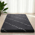 Japanese Floor Futon Mattress, 3.5" Thick Viscose Derived from Bamboo, Twin | Breathable Foldable Futon Mattress Tatami Mat, 100% High Density Foam, Roll Up Floor Bed for Guest Room Bedroom RV, Black