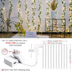 suddus Vine Lights for Bedroom 200 LED Ivy Curtain Lights Remote6.5x6.5ft | Ivy Curtain Lights, Remote Control, Indoor Outdoor Decor, For Bedroom Dorm Wedding Party Wall