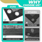 Royal Shade 50% Black Shade Cloth Custom Size 10FT x 73FT Mesh Tarp with Grommets for Garden Patio, Plant Shading, Greenhouse, Pergola, Chicken Coop, Dog Kennel, Lawn. (We Make Custom Size)