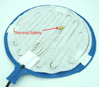 Brewing & Fermentation Heat Pad for Homebrew Beer & Wine Fermenting 120VAC 12 or 25 Watt Heating Mat: Safe for Plastic/Glass Carboy & Bucket Fermentors Includes Heater Temperature Strip