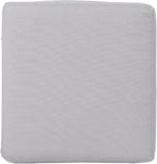 Christopher Knight Home Santa Rosa Outdoor 16" Wicker Ottoman Seat with Water Resistant Cushion, Grey / Silver