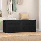 Hzuaneri 47" Rustic Storage Chest and Bench | 59 Gal | 330lb Seat