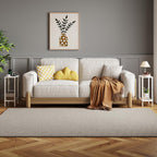 TUTOTAK Small Side Table, Narrow End Table, Skinny Sofa Table, Slim Nightstand, Couch Table, Living Room, Bed Room, White TB01BW062