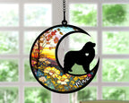 Personalized Dog Memorial, Custom Name Great Pyrenees Dog Christmas Ornament with Name, Custom Breeds, Pet Loss Light Catcher, Gifts for Lovers Loss of Pet Sympathy on Mothers Day Christmas