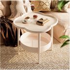 Sofa Side Table, Small Living Room Table, Tea Cabinet, Bedside Table for Small Coffee House (Color : Black)