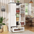 kepptory 55" Pantry Storage Cabinet with Adjustable Shelvesand Drawer, Buffet Cupboard for Kitchen
