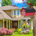 Spring Summer Humming bird garden Flag Birds Floral Garden Flags 12x18 Double Sided, small Yard Flags for Outside Decoration