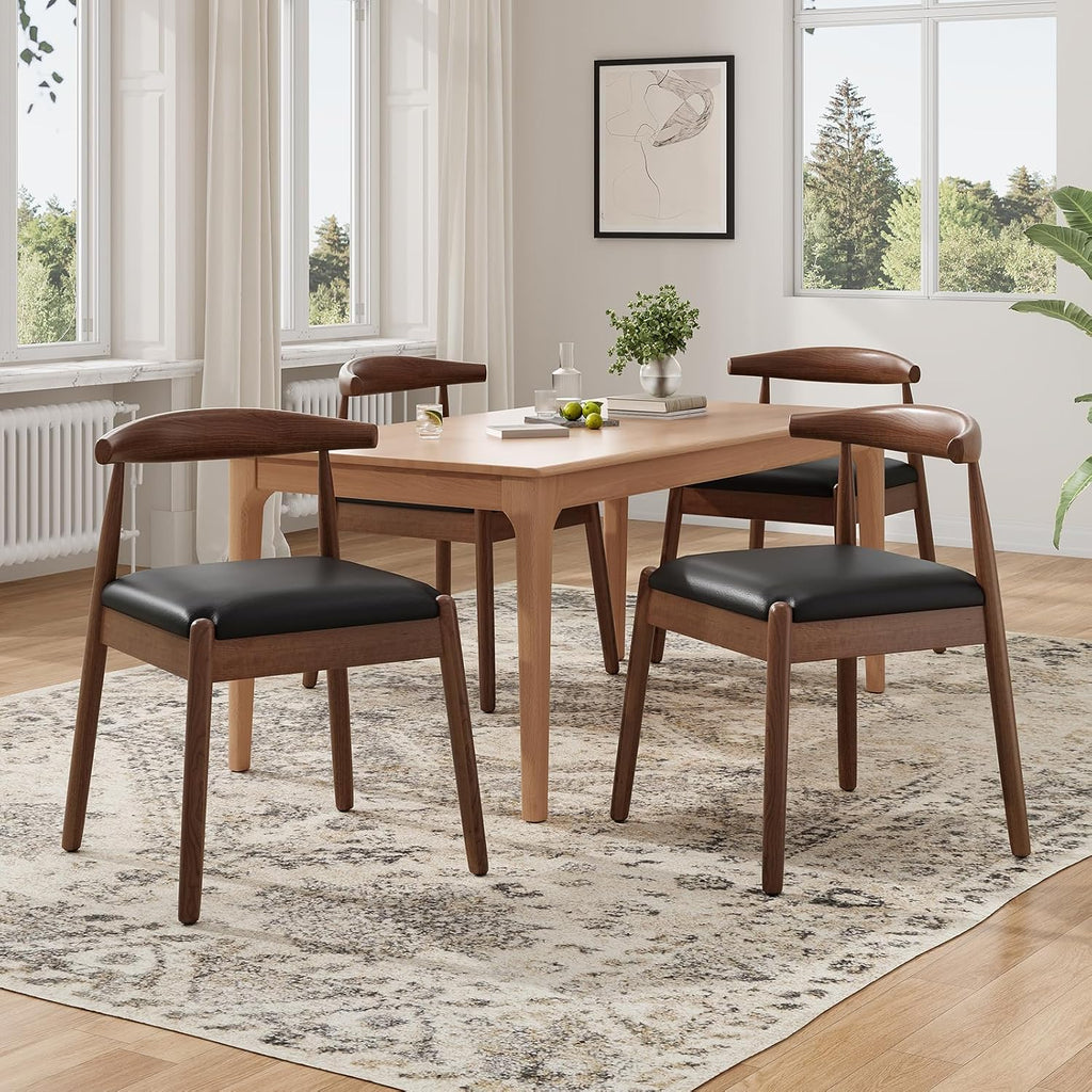Soohow Dining Chairs Set of 2, Mid Century Modern Kitchen & Dining Room Chairs for Dining Room,Dining Chairs with Solid Wood Legs