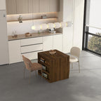 27.5"/122.8" Extendable Dining Table, Kitchen Dining Room Table with MDF Wooden, Multifunctional Expandable Console Table for Entryway for Living Room Dining Room (No Chairs)