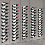 ETOYA Wall Mounted Wine Rack, H 59inch, 12 Rows, 60 Bottle Wine Cellar Racks, Metal Wine Bottle Holder for Dining Room, Kitchen, Bar, Basement & Restaurant (5 Columns（60 Bottles）)