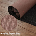 3' x 70' Runner Rugs with Rubber Backing, Indoor Outdoor Utility Carpet Runner Rugs, Black, Can Be Used as Aisle for The RV and Boat, Laundry Room and Balcony