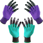 DCCPAA Garden Gloves with Claws,Claw Gardening Gloves for Digging,Planting, Weeding, Seeding-Waterproof for Men and Women
