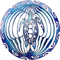 VP Home Tribal Turtle Kinetic Wind Spinners for Yard and Garden Wind Spinner Outdoor Metal Large Hanging Turtle Decor 3D Garden Art Wind Sculpture Spinners Kinetic Art Lawn Ornaments, 12x15 inches