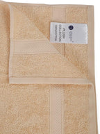 Casa Lino Face Towels & Body Wash Cloths for Showering - 100% Cotton Wash Cloths for Bathroom - Highly Absorbent & Quick Drying Washcloth Set - Cotton Washcloths 24 Pack (12" x 12") - (Linen Brown)