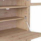 78” Kitchen Cabinet Pantry, Food Storage Cabinet with 3 Drawers, Adjustable Shelves & Power Outlet, Food Pantry for Kitchen Dining Room, Easy Assembly (Natural)