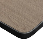 Regency Kee 42 in. Square Height Adjustable Classroom Activity Table- Noble Oak Top & Black Base