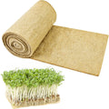 1 Roll 10" X 157" Microgreen Grow Mat Natural Fiber Grow Mats Microgreens Grow Kit Hydroponic Pads Indoor Organic Production for Microgreen Starter Tray Wheatgrass Sprouts
