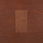 SAFAVIEH Home Collection Famoni Walnut Brown 2-Leg Square Top End Table