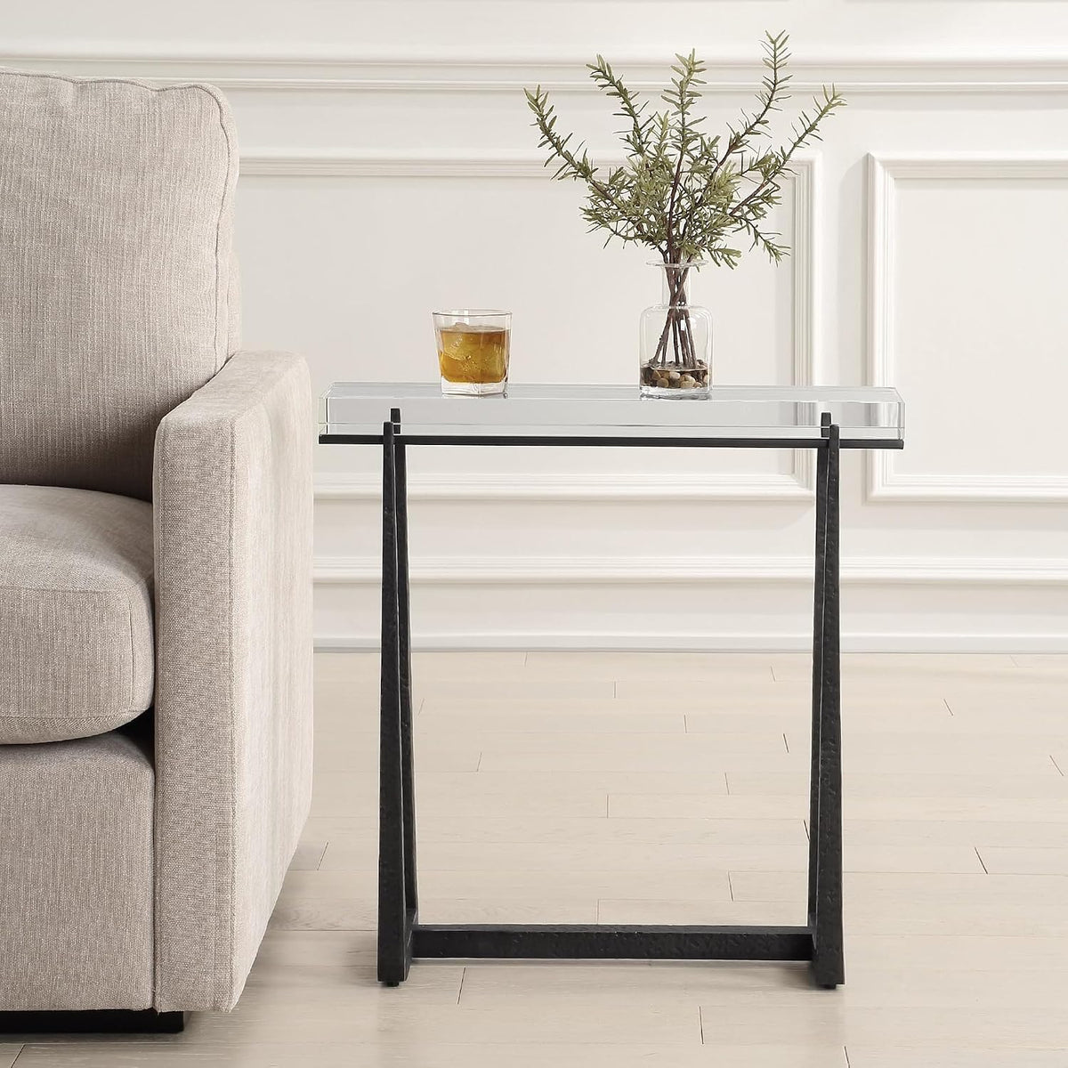 Uttermost 50085 Midas - Accent Table-24 Inches Tall and 24 Inches Wide