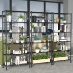 6 Tier Adjustable Storage Shelves,Heavy Duty Metal Utility Shelf 900LBS Capacity,Wire Shelving Unit Organizer Rack for Home,Kitchen,Office,Bathroom,Pantry Room,12" D x 22" W x 69" H,Black