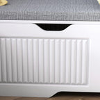 L Shaped Corner Shoe Storage Bench with Cushion, Kitchen Breakfast Nook Bench with Lift Top Hidden Storage, Wood Flip-Top Shoe Benches for Entryway Dining Room, Kitchen, Bedroom