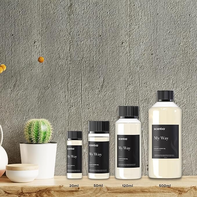 Hotel My Way Diffuser Oil Inspired by The 1 Hotel MiamiBeach - 120 ml 4.06 fl oz - Fragrance Oil Blend Sandalwood, Cedar & Lemon Notes for Aromatherapy Diffusers and Humidifiers