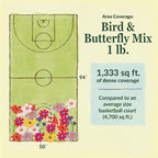 Ferry-Morse Pollinator and Butterfly Mix Bulk Wildflower Seeds, 1lb