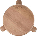 Kate and Laurel Stuart Wooden Round Side Table, 14 x 14 x 20, Natural Wood, Transitional Circle Nightstand Table for Use as Indoor Plant Stand or Living Room Accent Table