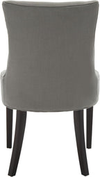 SAFAVIEH Home Collection - Lester Granite Upholstered Dining Chair, Modern Armless Design with Solid Wood Legs, Comfortable Seating for Dining Room or Kitchen (MCR4709B)