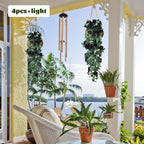 RECUTMS Artificial Rose Vine Hanging Plants 4Pieces 3.3Ft Flowers for Home Room Garden Wedding Indoor Outdoor Decoration (Black)
